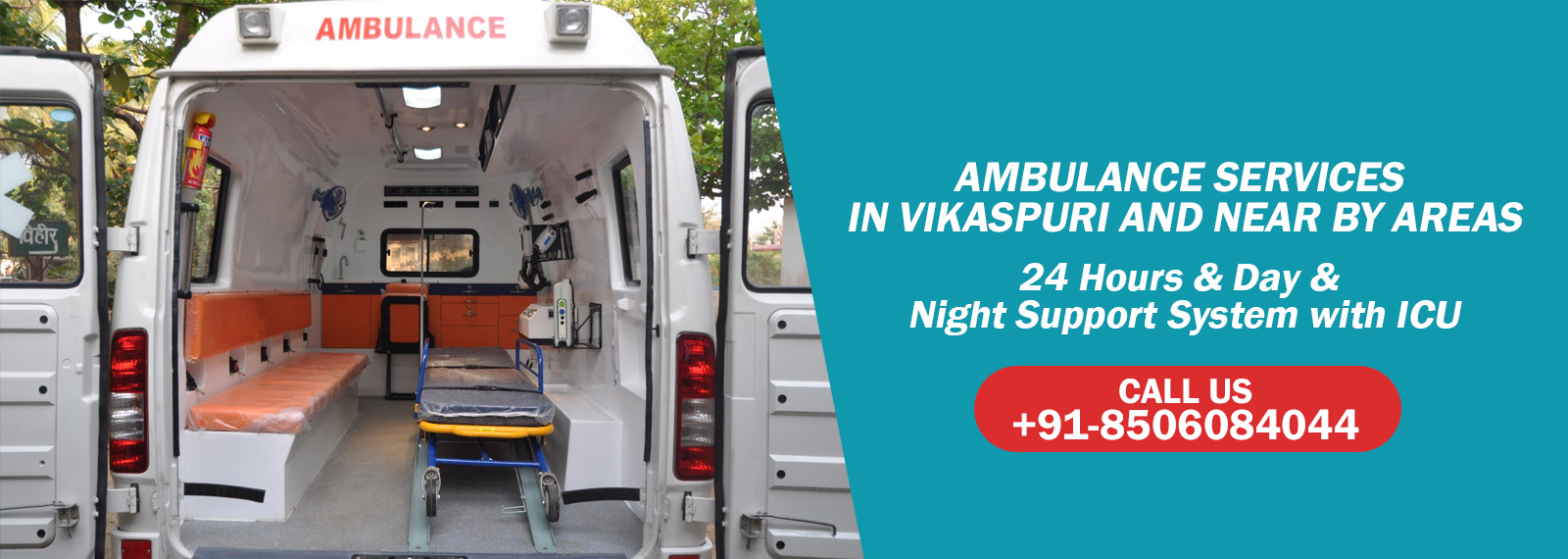 Ambulance Services in Vikas Puri