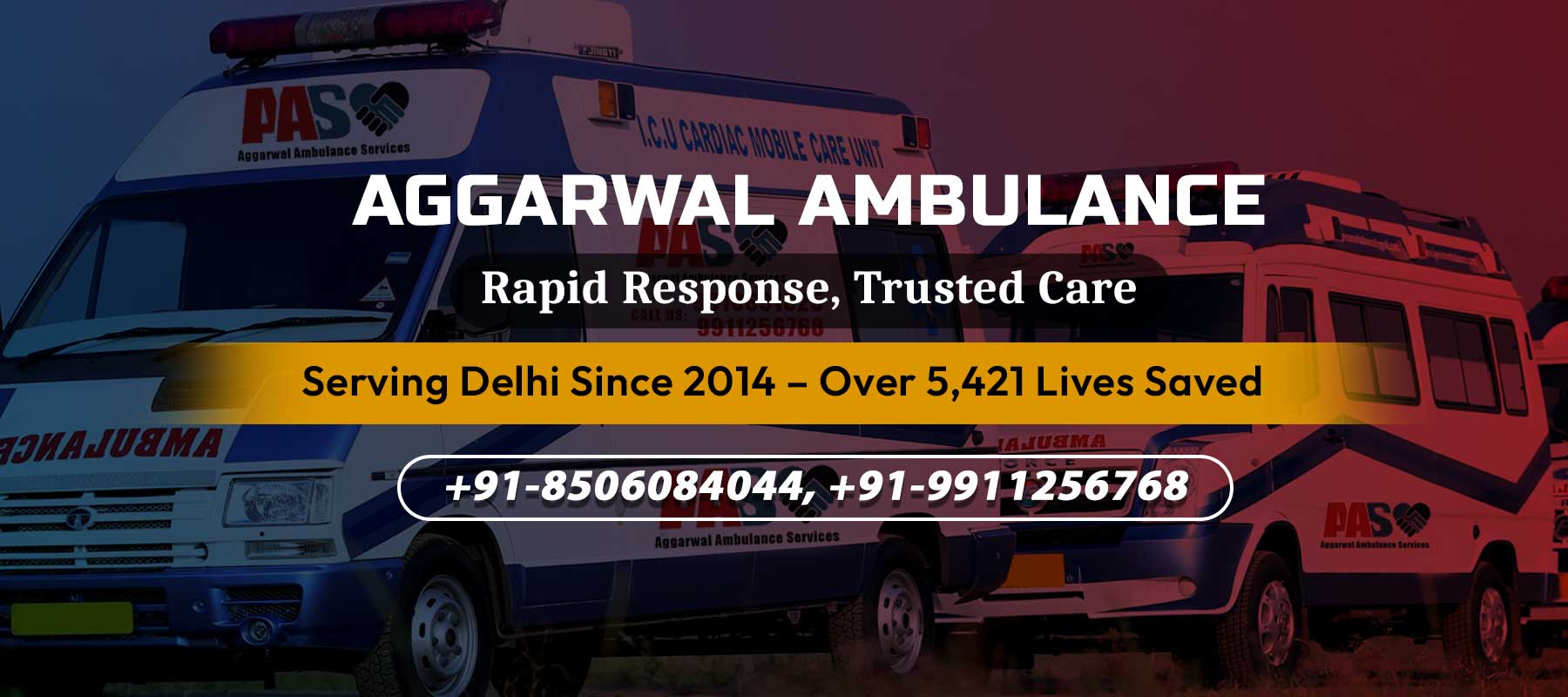 Ambulance service in Delhi